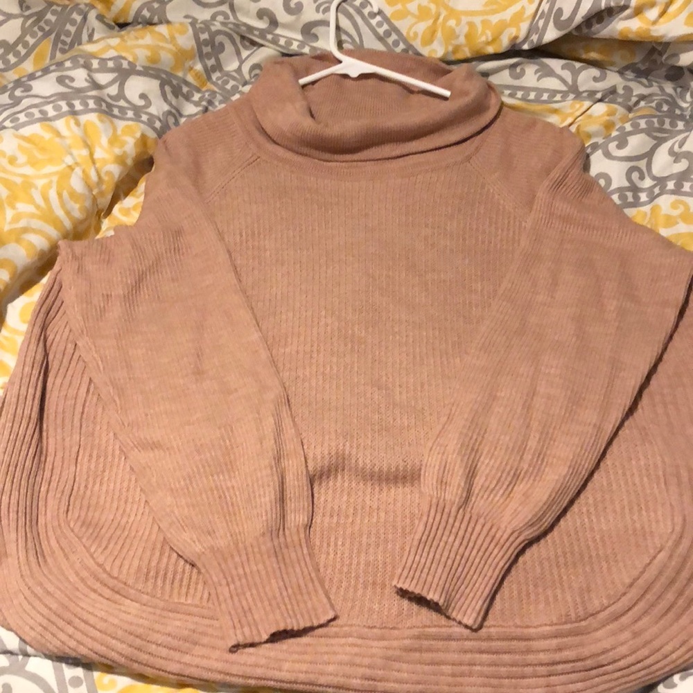 Suéter rose gold with zippers brand new